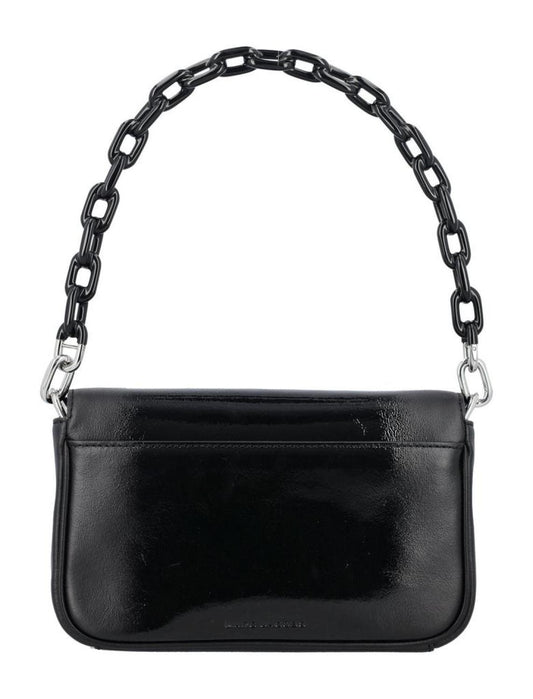 Marc Jacobs Logo Plaque Foldover Shoulder Bag