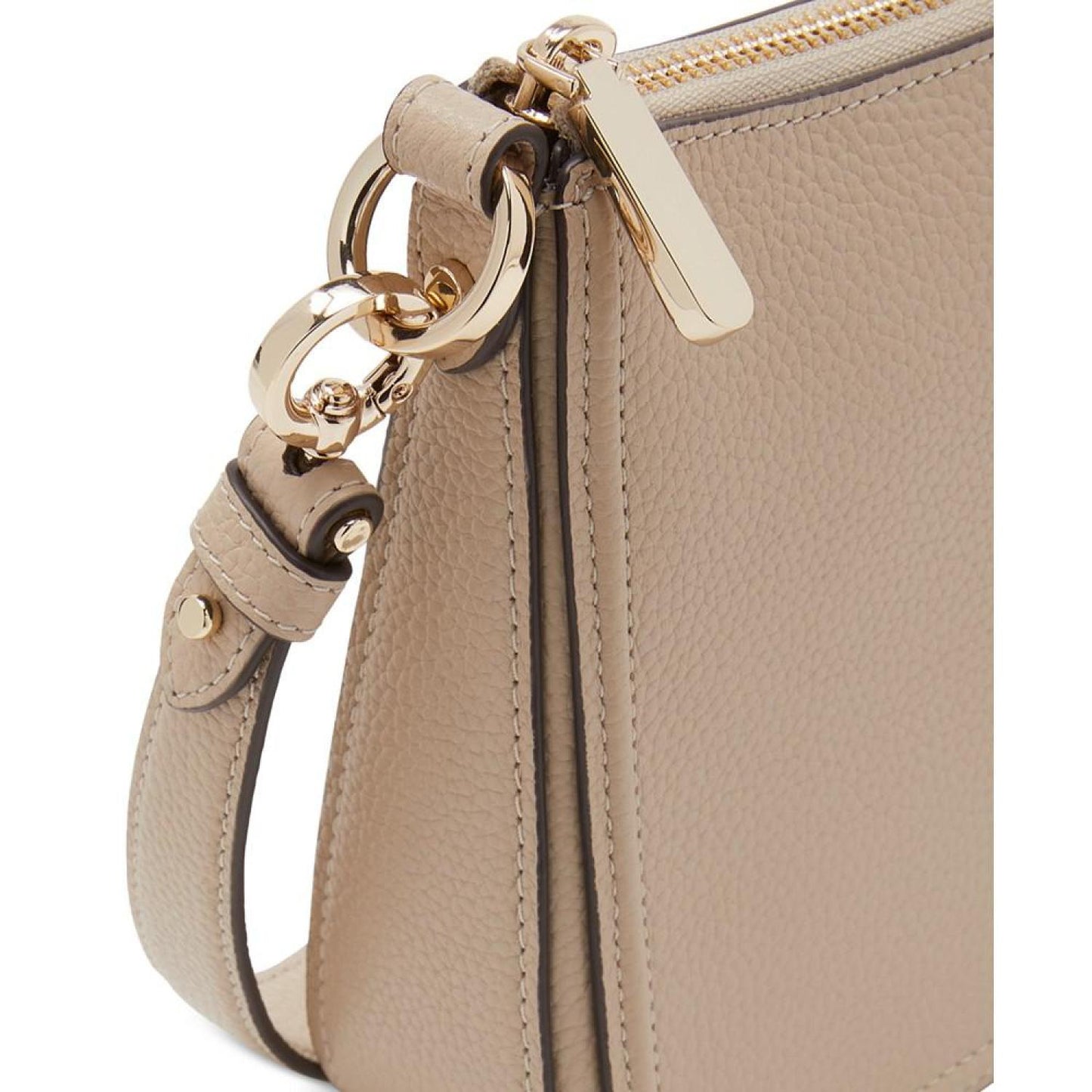 Hudson Pebbled Leather Medium Convertible Crossbody