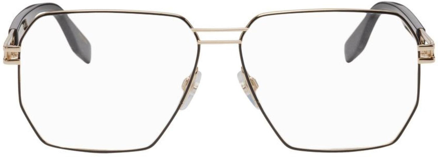 Gold Hexagonal Glasses