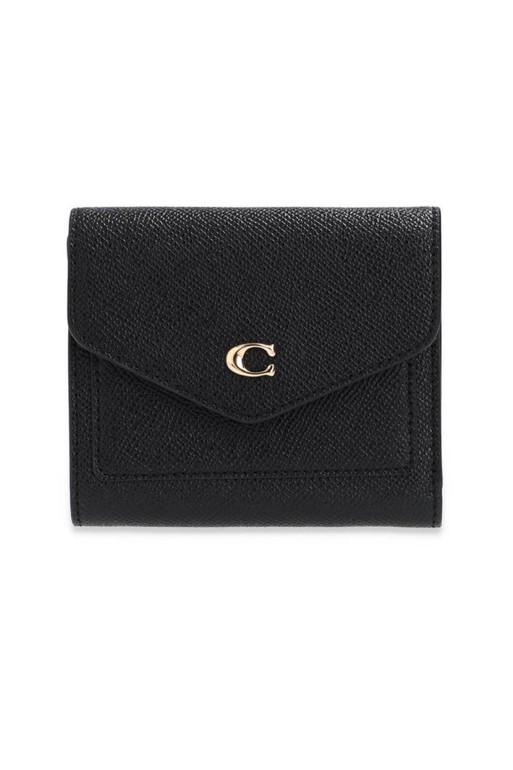 Coach Wynn Logo Plaque Small Wallet