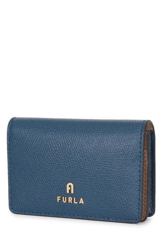 Furla Logo Print Flapover Card Holder