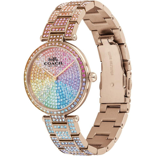 Women's Park Rainbow Pavé Bracelet Watch 34mm