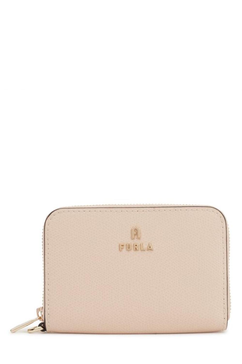 Furla Logo Plaque Zipped Wallet