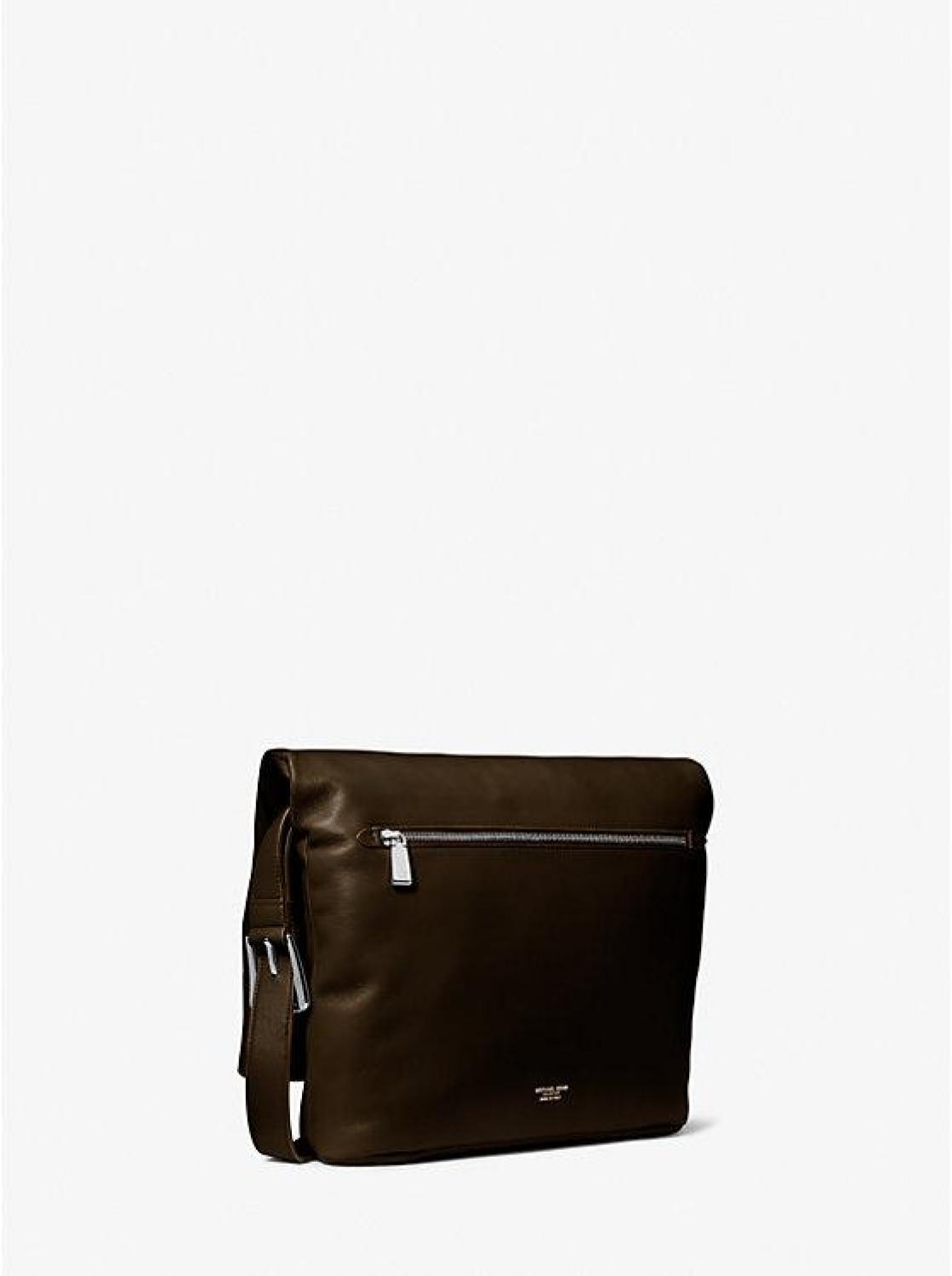 Gloria Medium Leather Messenger Bag