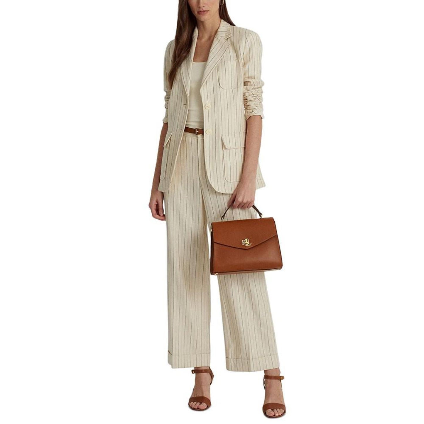 Farrah Small Leather Top-Handle Satchel