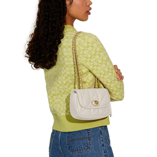 Quilted Pillow Madison Shoulder Bag 18 with Chain Strap
