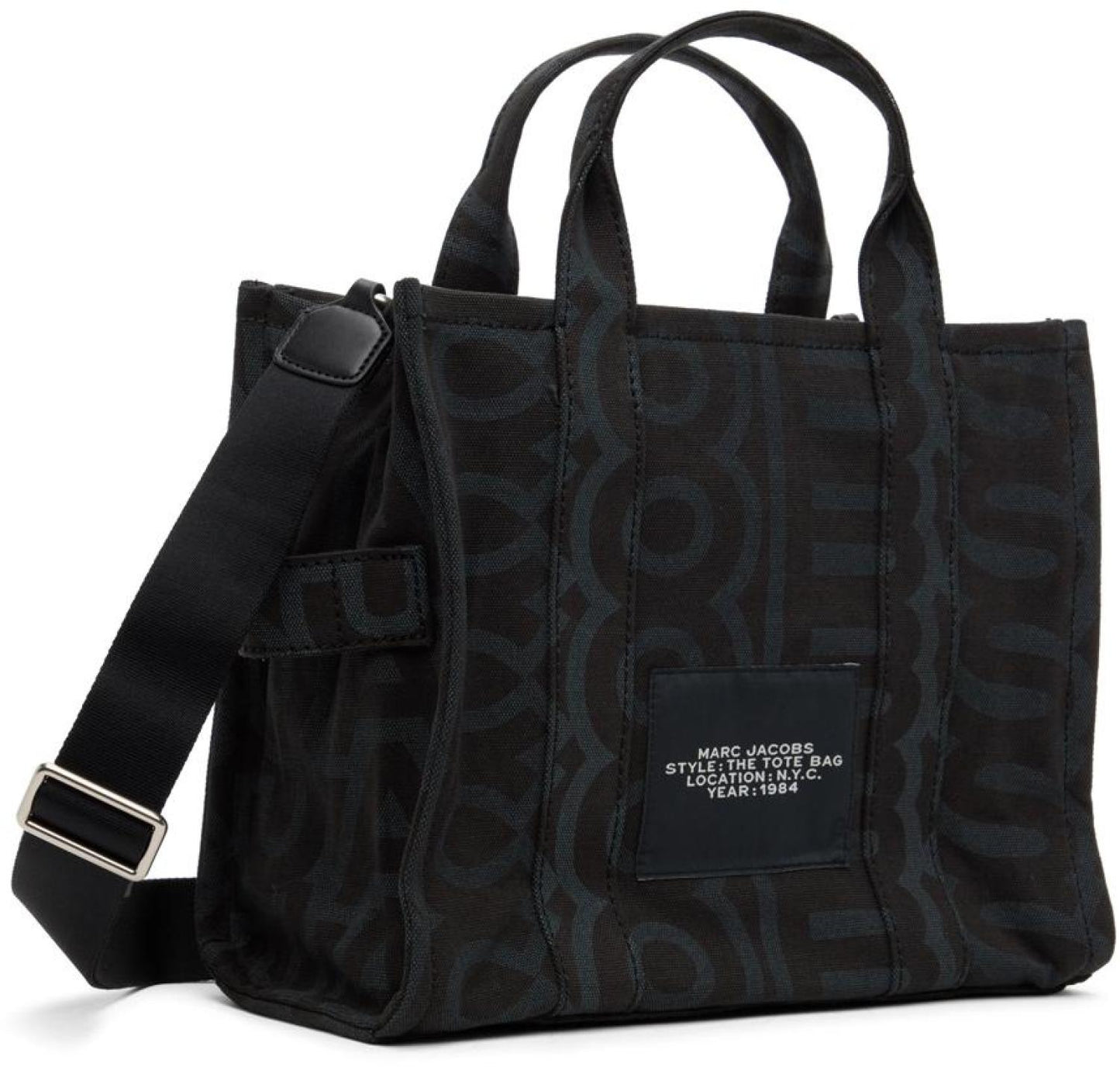 Black Small 'The Monogram' Tote