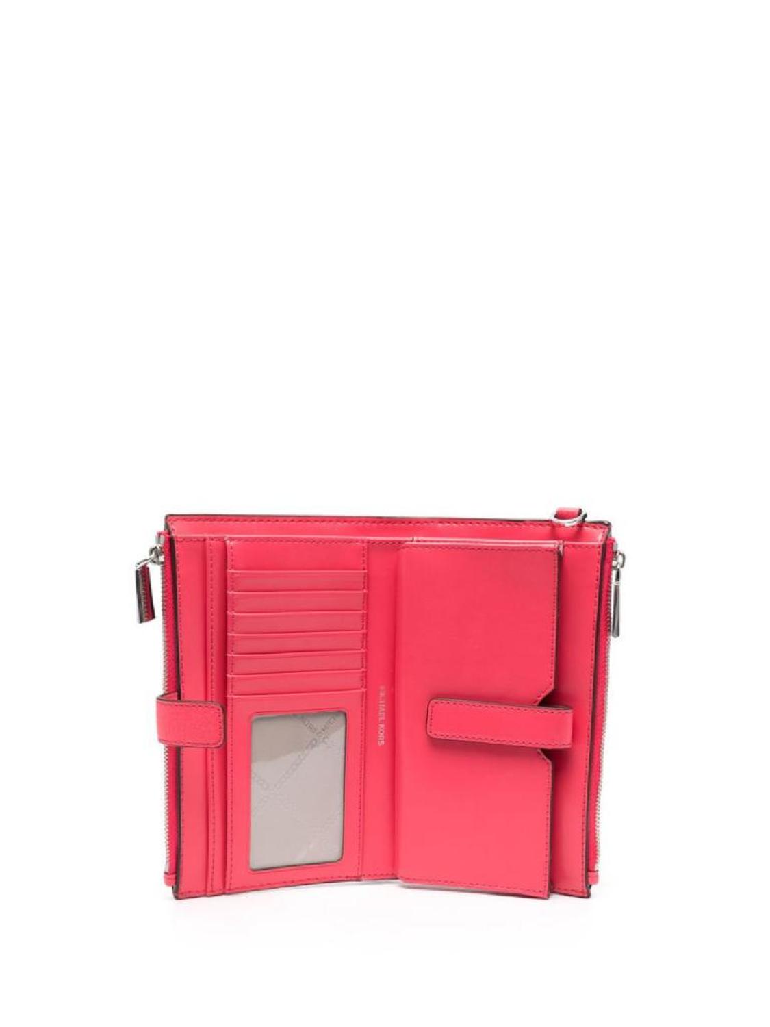 Michael Michael Kors Logo Plaque Zipped Wallet