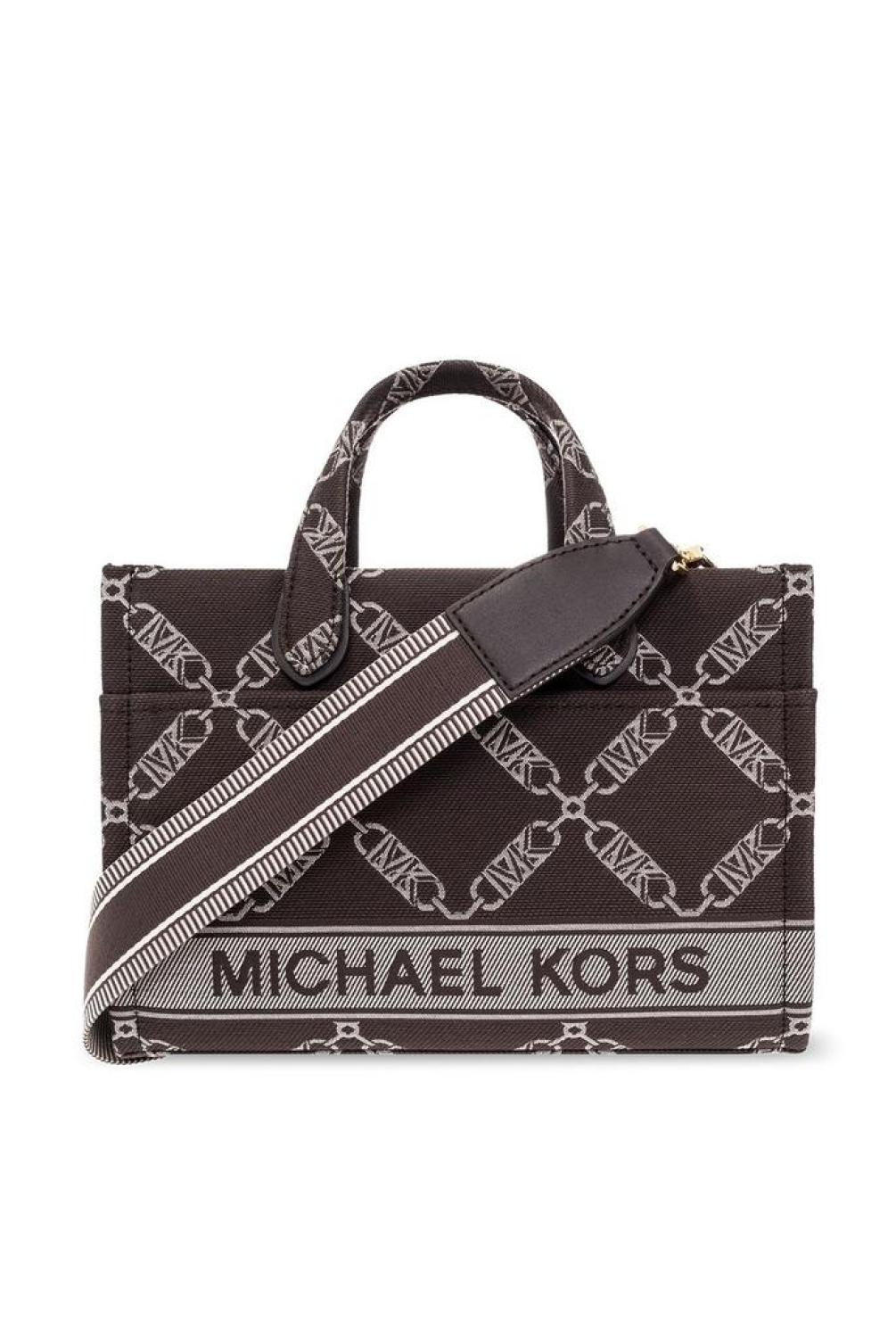 Michael Michael Kors Gigi Empire Logo Jacquard Top Handle Bag