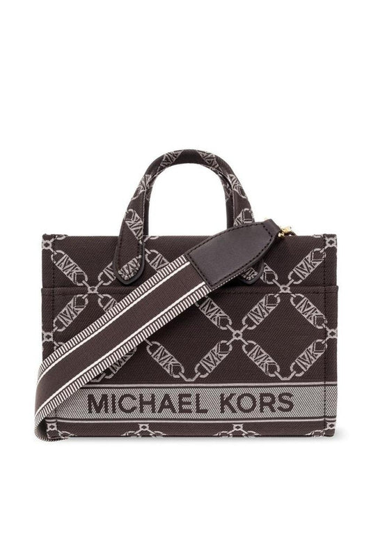 Michael Michael Kors Gigi Empire Logo Jacquard Top Handle Bag
