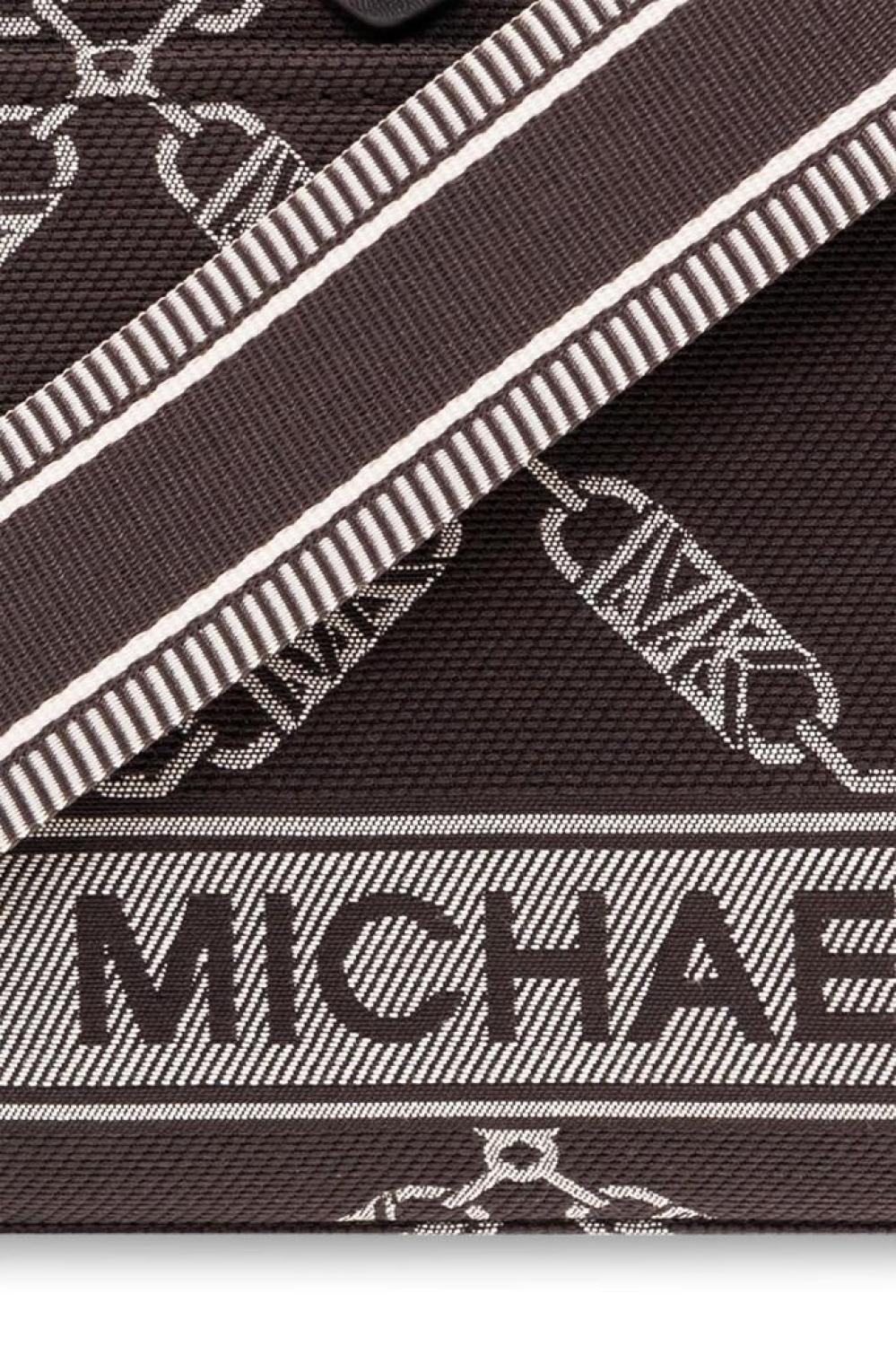 Michael Michael Kors Gigi Empire Logo Jacquard Top Handle Bag