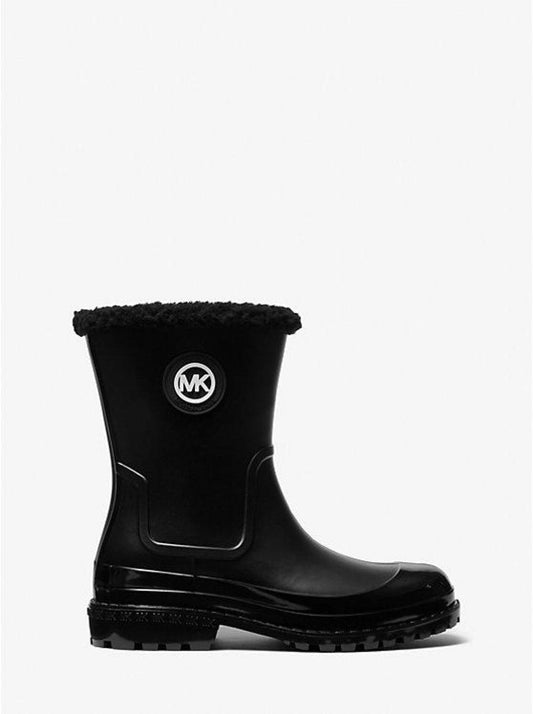 Montaigne Faux Shearling-Lined PVC Rain Boot