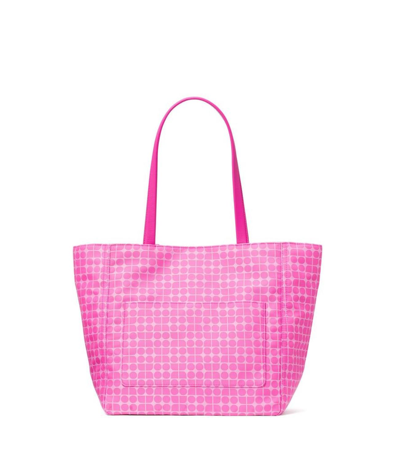Noel Printed Fabric Large Tote