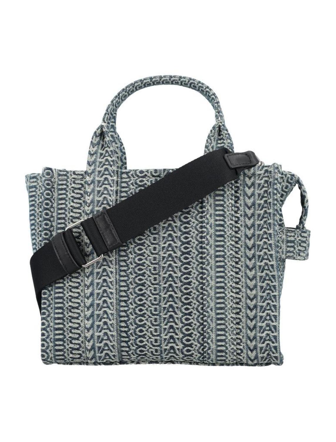 Marc Jacobs Monogram Jacquard Logo Patch Small Tote Bag