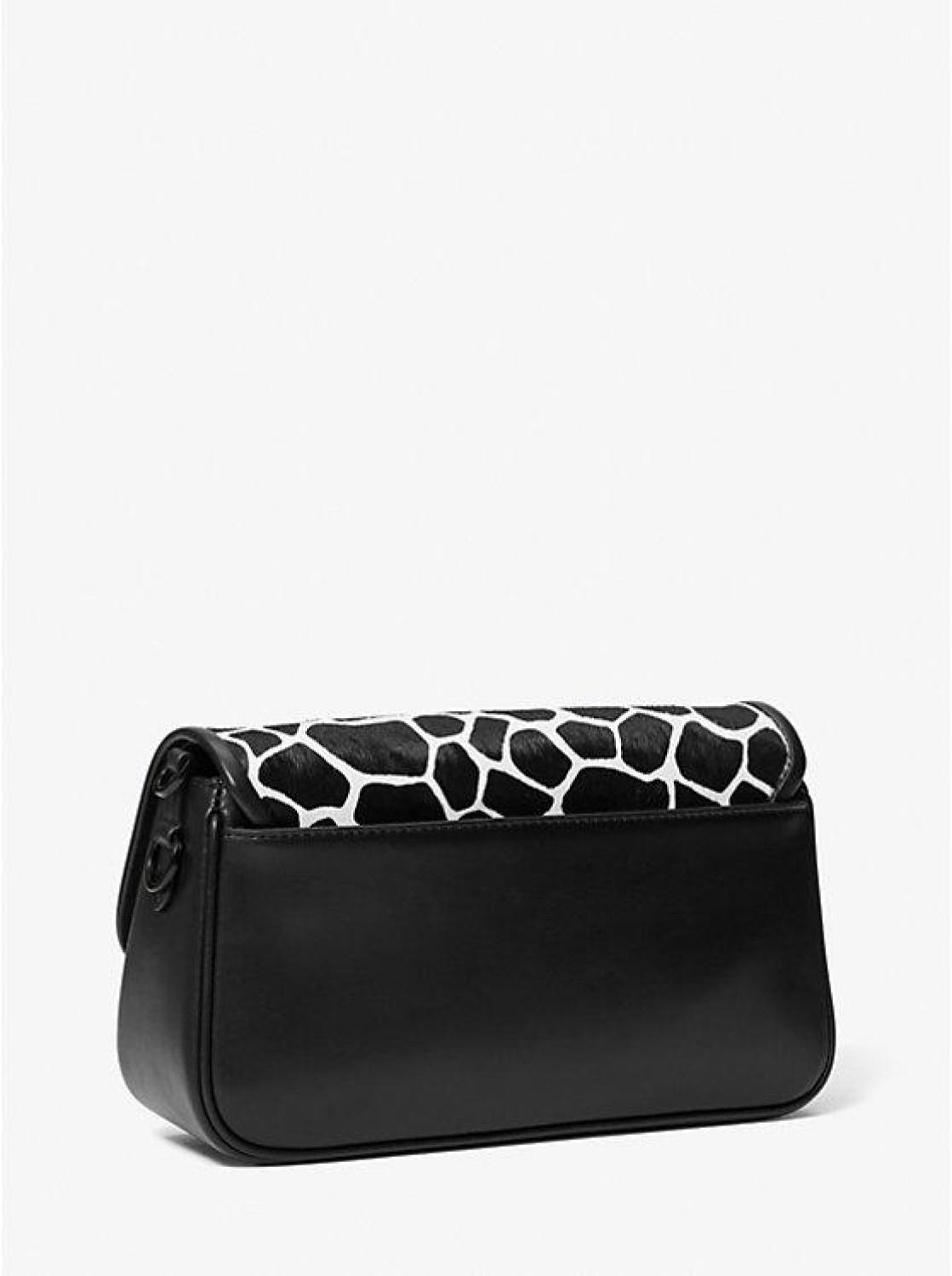 Parker Medium Animal Print Calf Hair Shoulder Bag