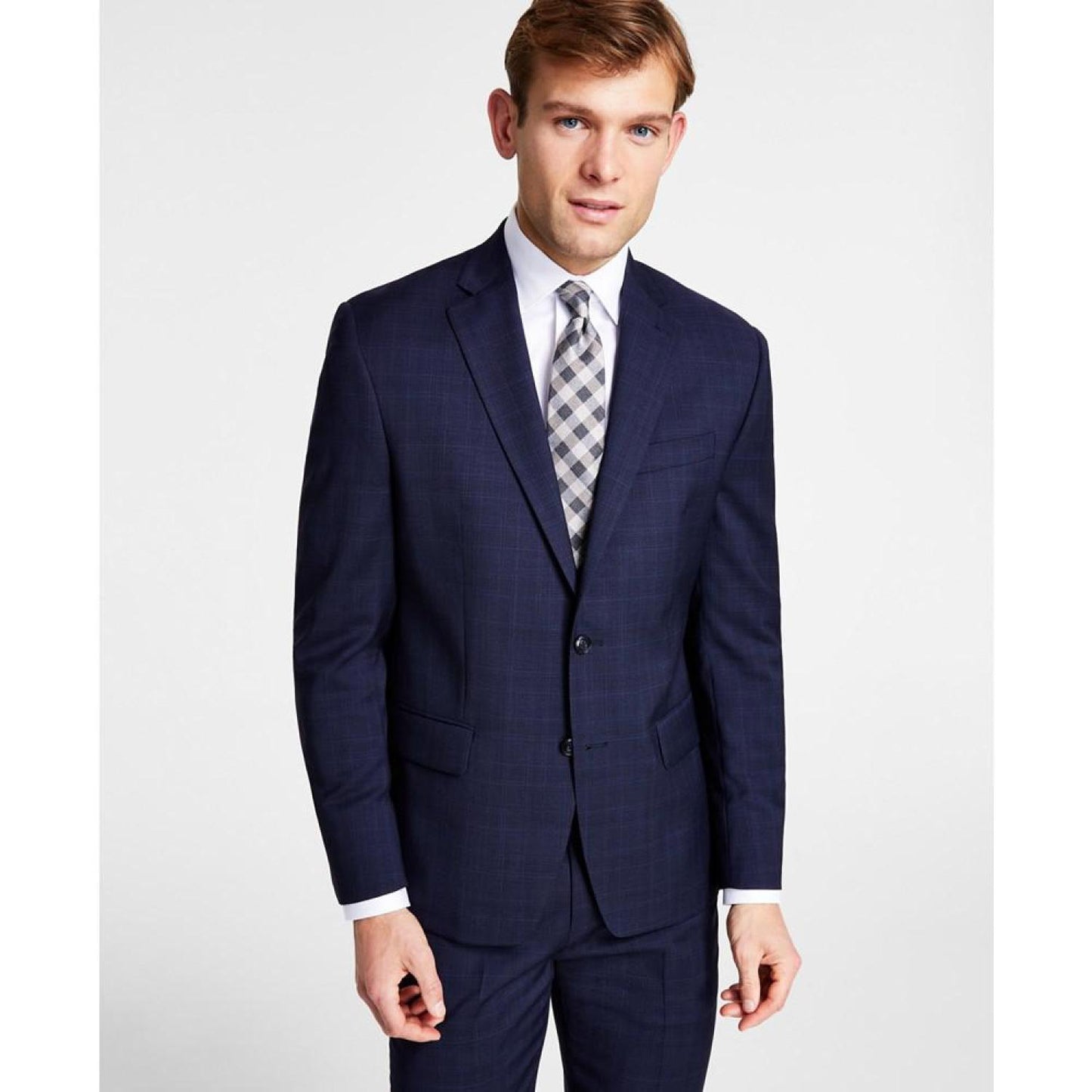 Men's Classic-Fit Wool Stretch Suit Separate Jacket