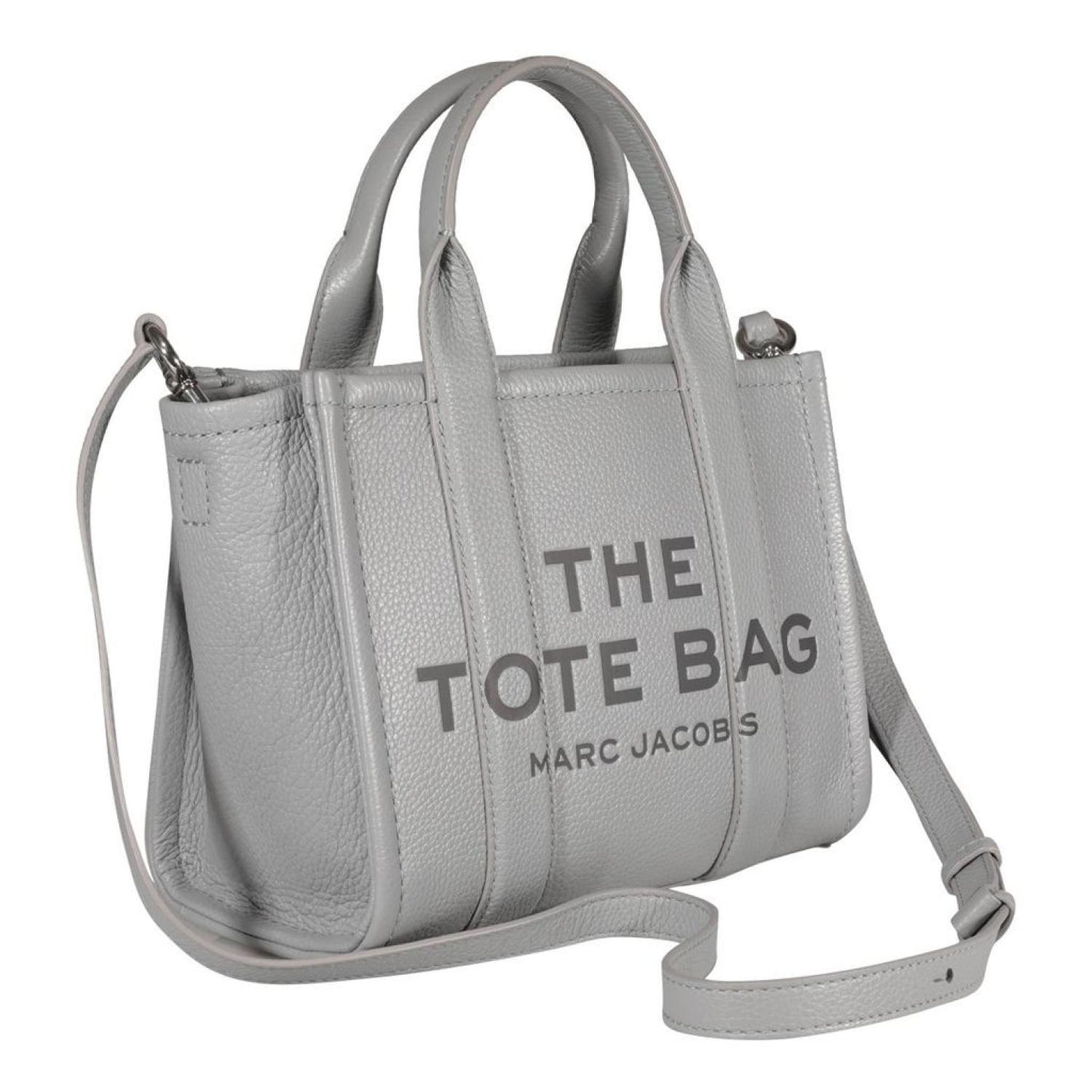 Marc Jacobs Logo Printed Zip-Up Small Tote Bag