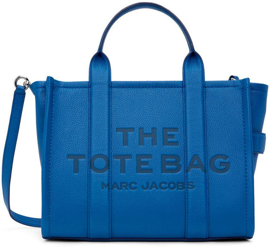 Blue 'The Leather Medium' Tote