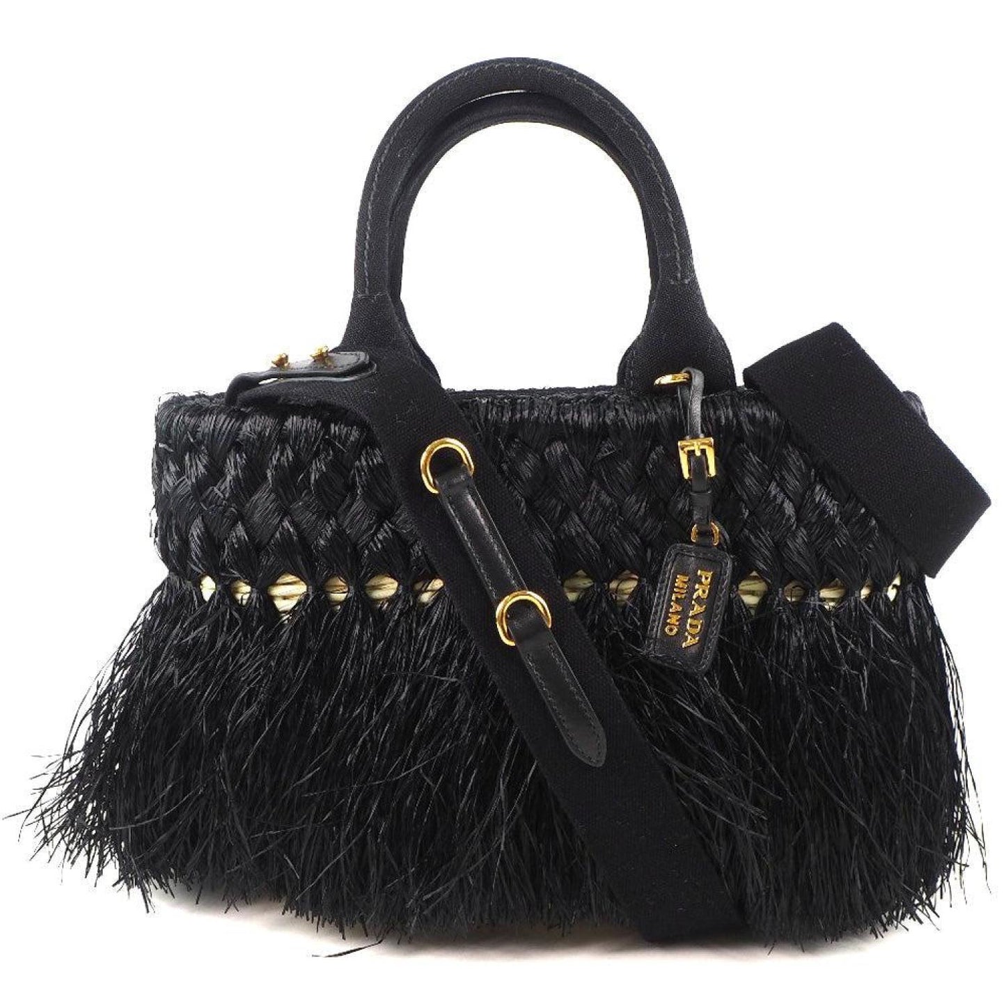 Prada Canvas Handbag (Pre-Owned)
