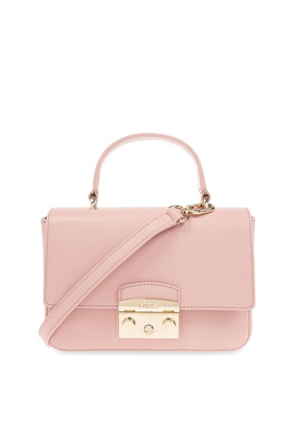 Furla Metropolis Push-Lock Detailed Mini Top Handle Bag