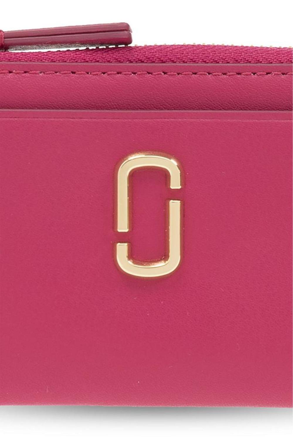 Marc Jacobs Logo Plaque Zip-Up Wallet