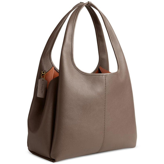 Lana Polished Pebble Leather Shoulder Bag