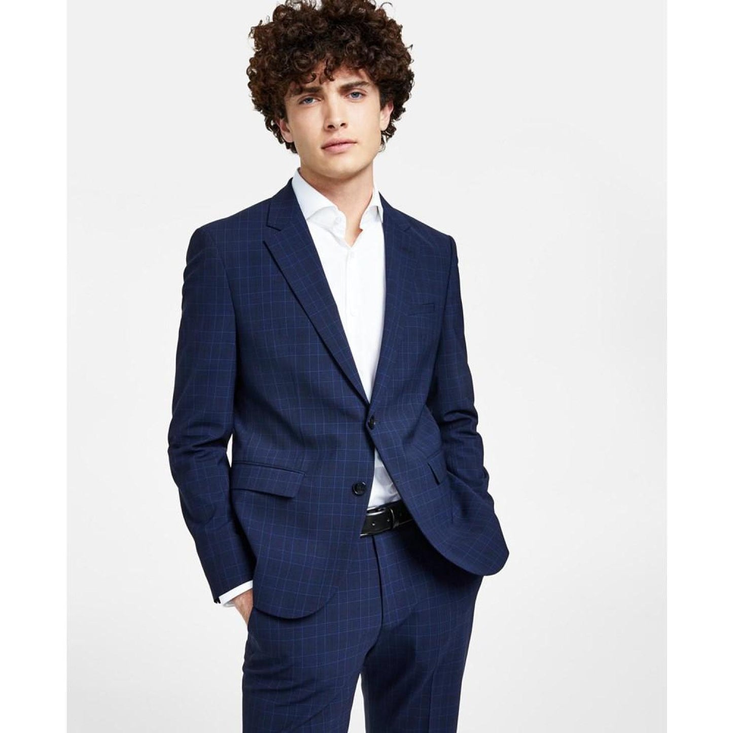 Men's Modern-Fit Wool Suit Jacket