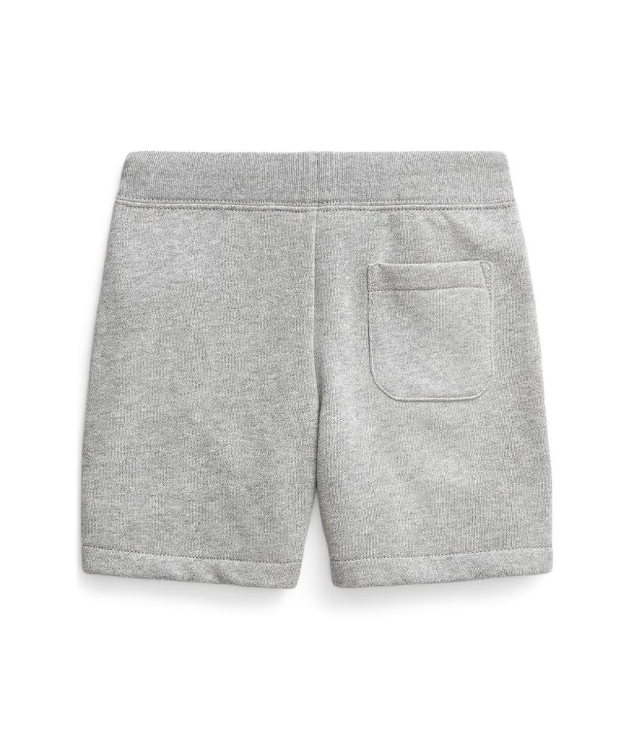 Cotton Blend Fleece Shorts (Little Kids)