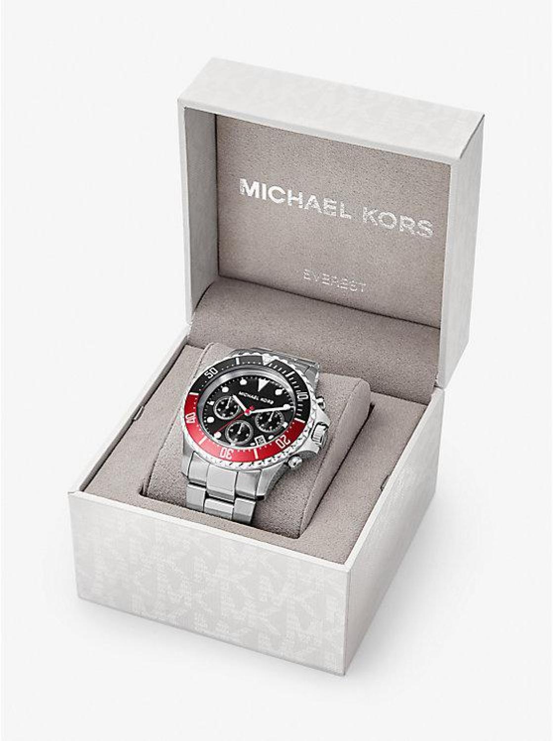 Oversized Everest Silver-Tone Watch