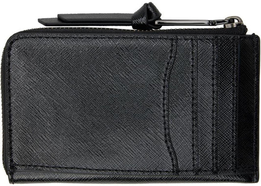 Black 'The J Top Zip Multi' Wallet