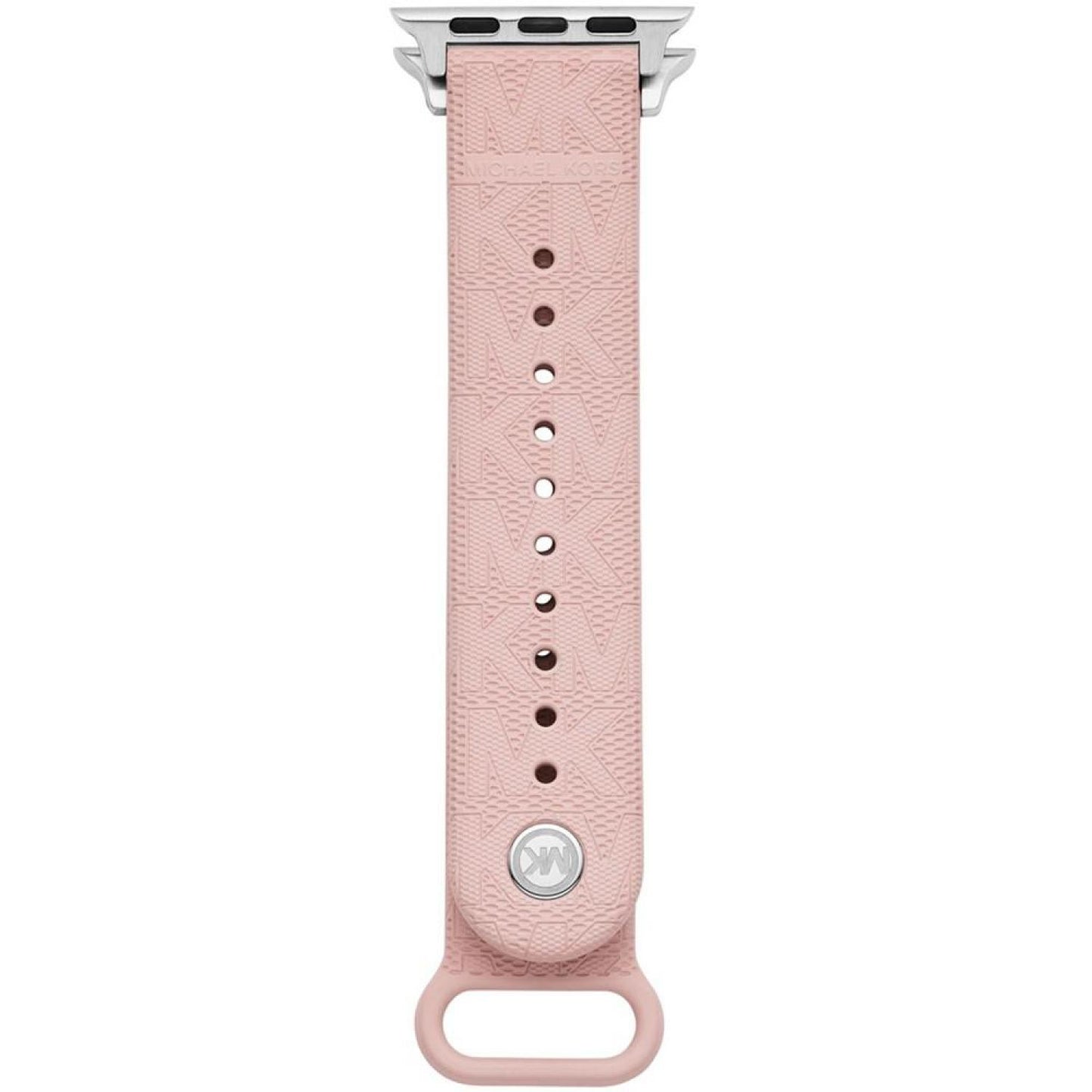 Women's Blush Rubber Apple Watch Band, 38mm or 40mm