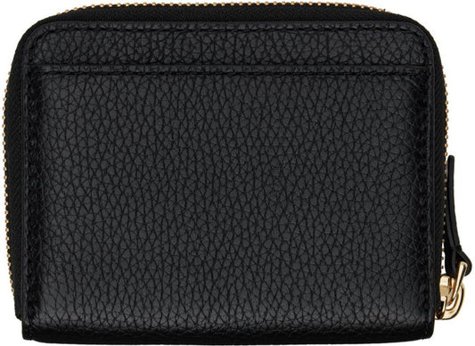 Black Zip Around Wallet