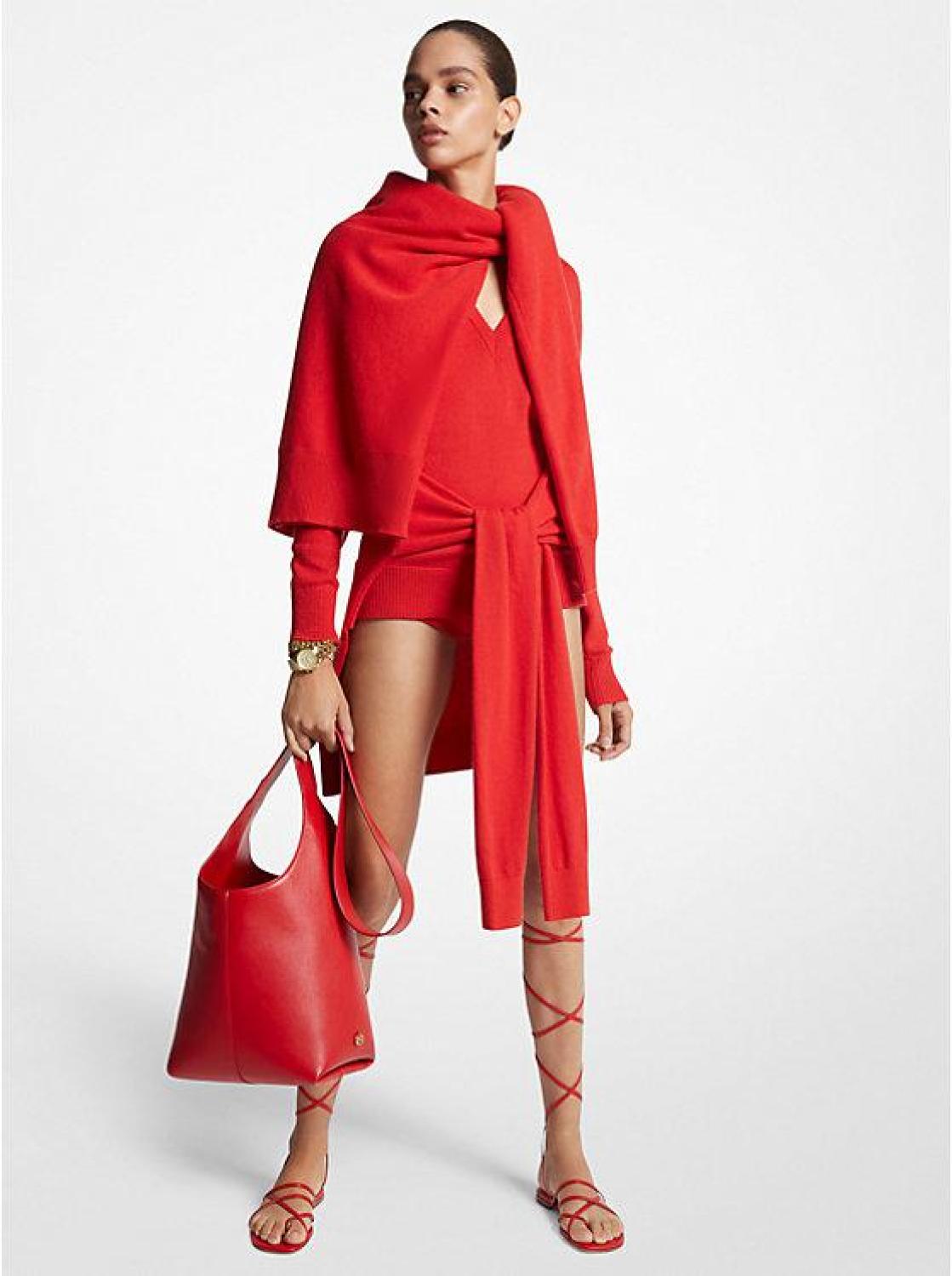 Cashmere Scarf Sweater