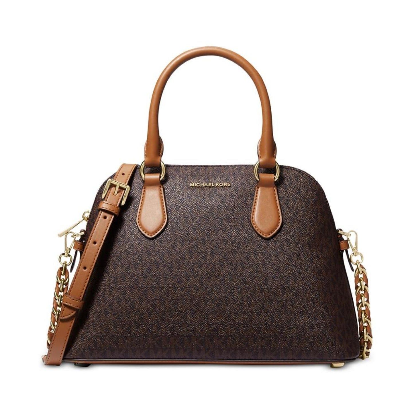 Logo Veronica Medium Dome Satchel