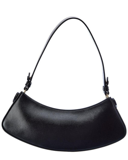 FENDI O'Lock Swing Leather Shoulder Bag