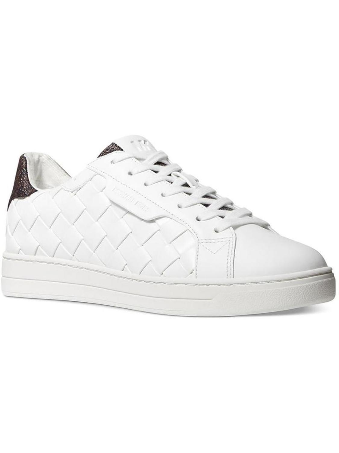 Keating Womens Leather Woven Casual and Fashion Sneakers