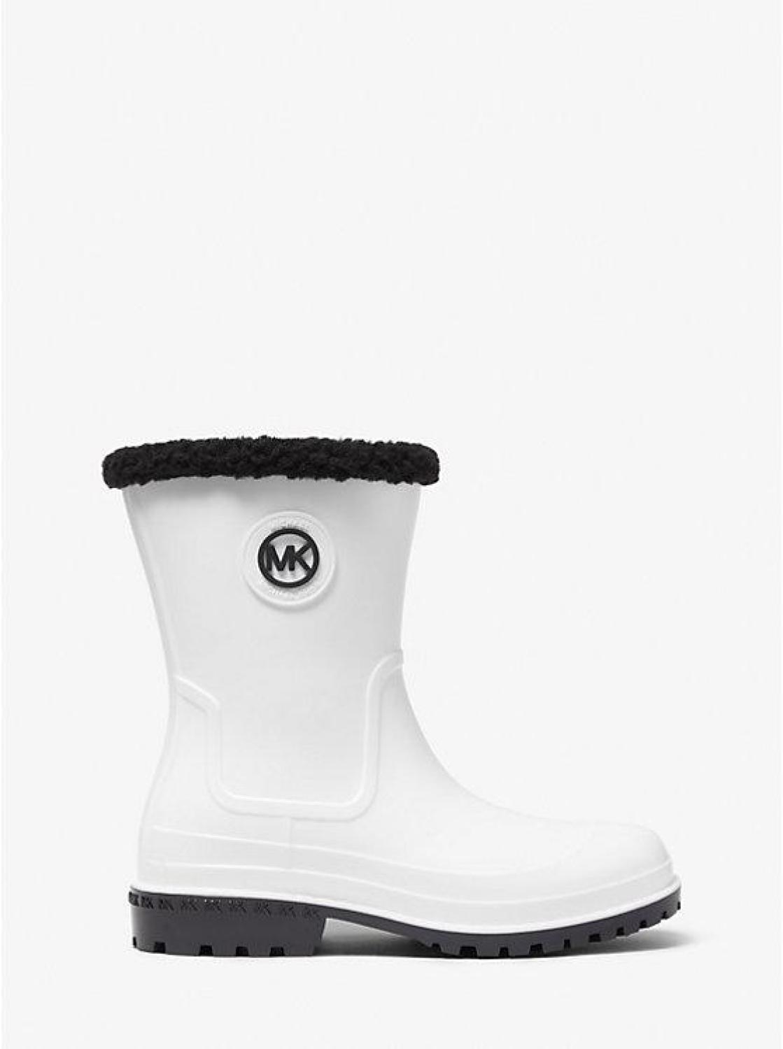 Montaigne Faux Shearling-Lined PVC Rain Boot