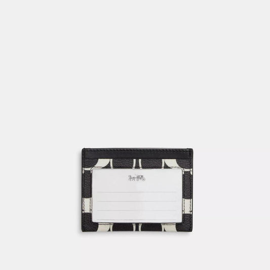 Coach Outlet Slim Id Card Case In Signature Canvas
