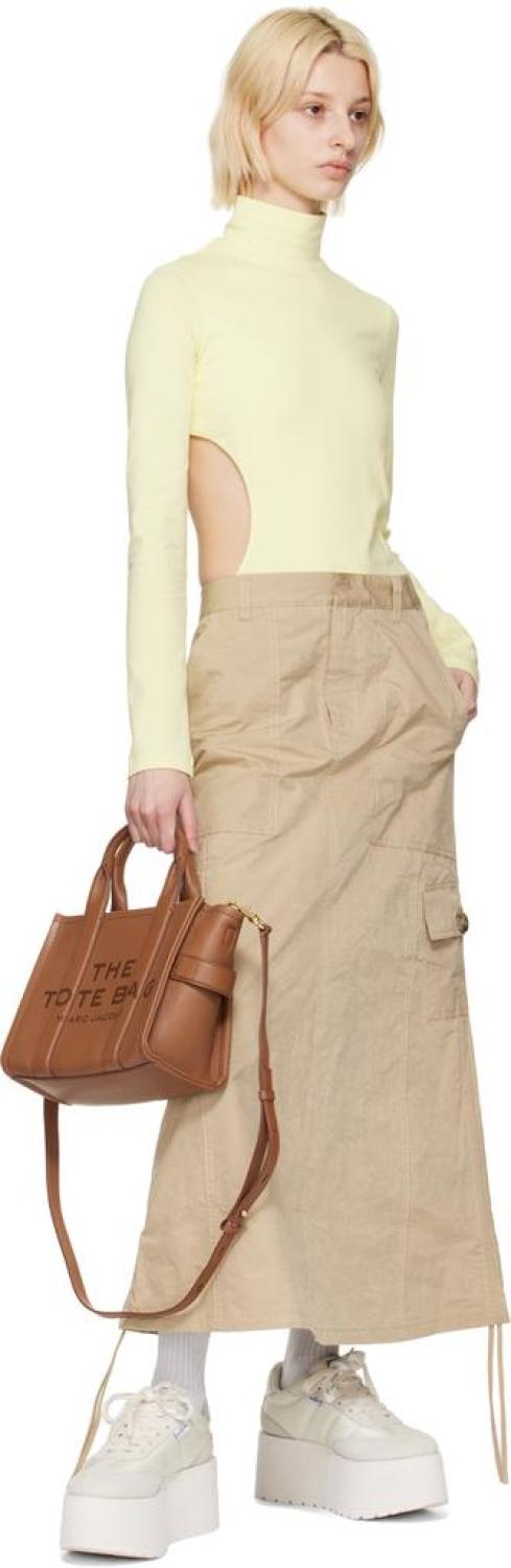 Brown 'The Leather Small' Tote