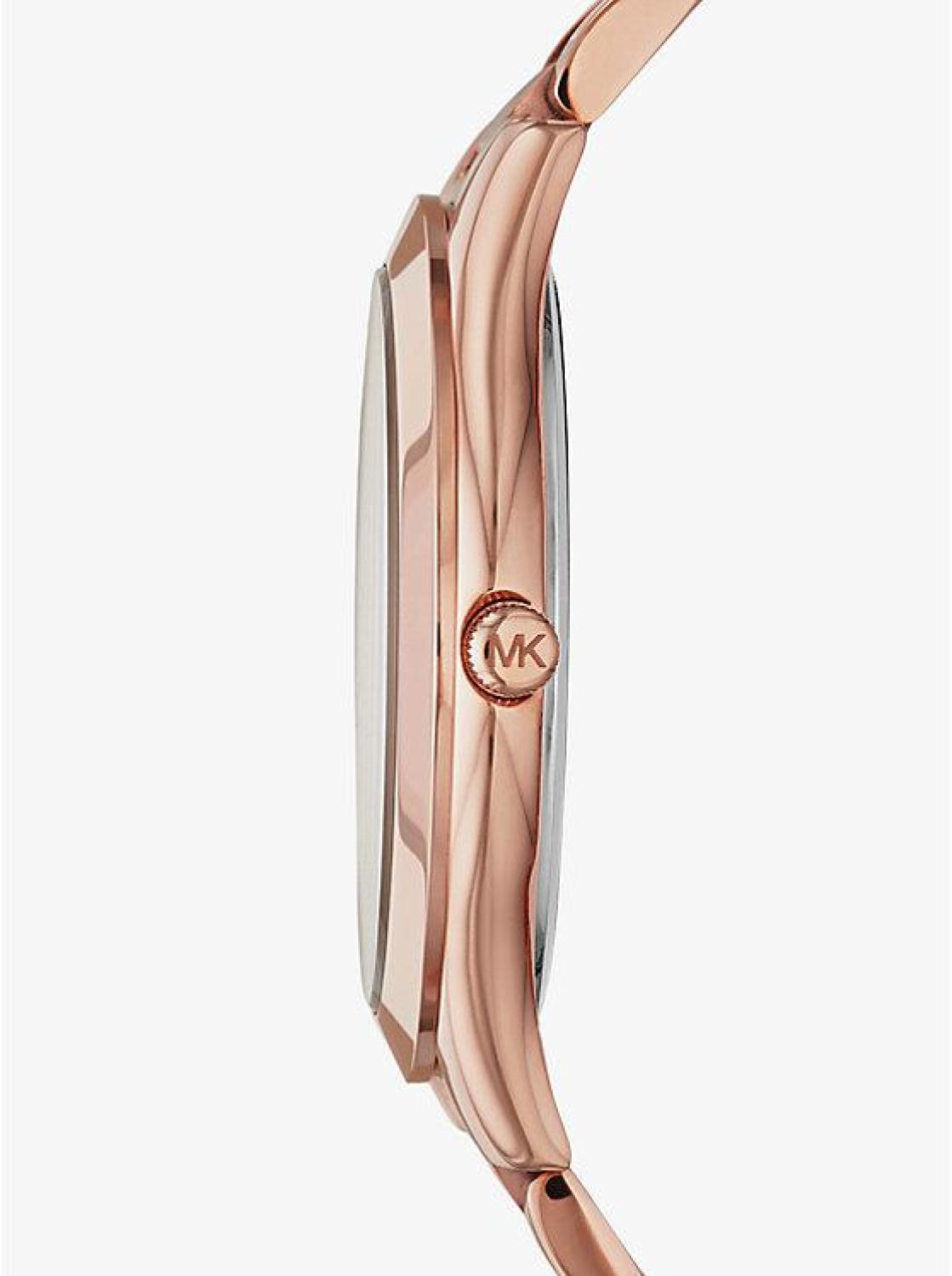 Oversized Slim Runway Rose Gold-Tone Watch