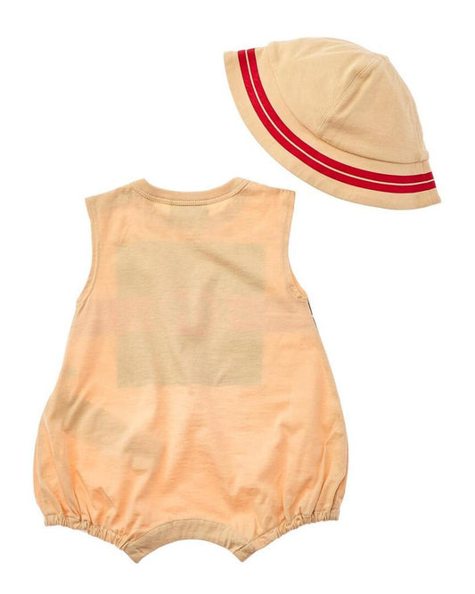 Gucci 2pc Bodysuit & Hat Set