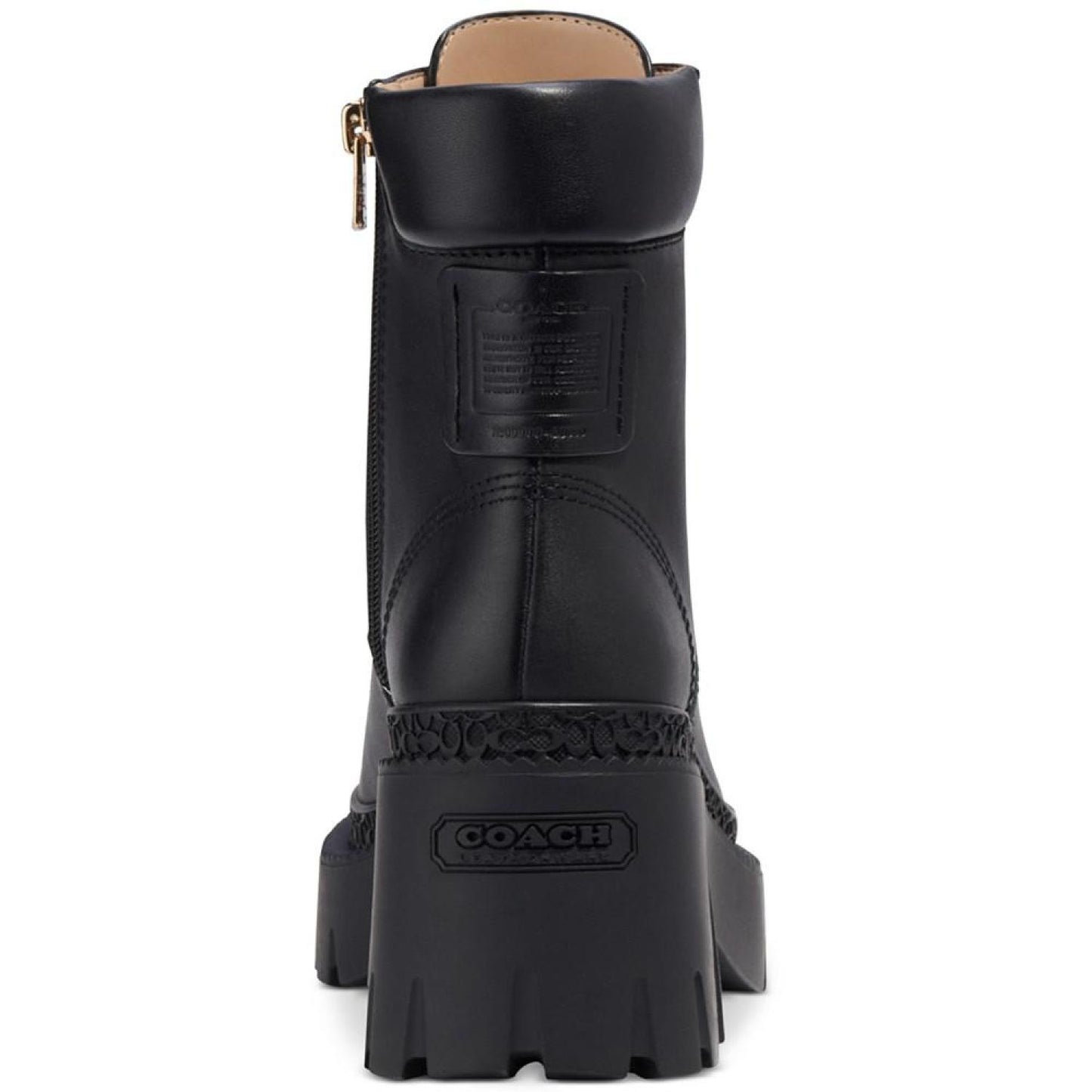 Women's Ainsely Lace-Up Lug Sole Combat Booties
