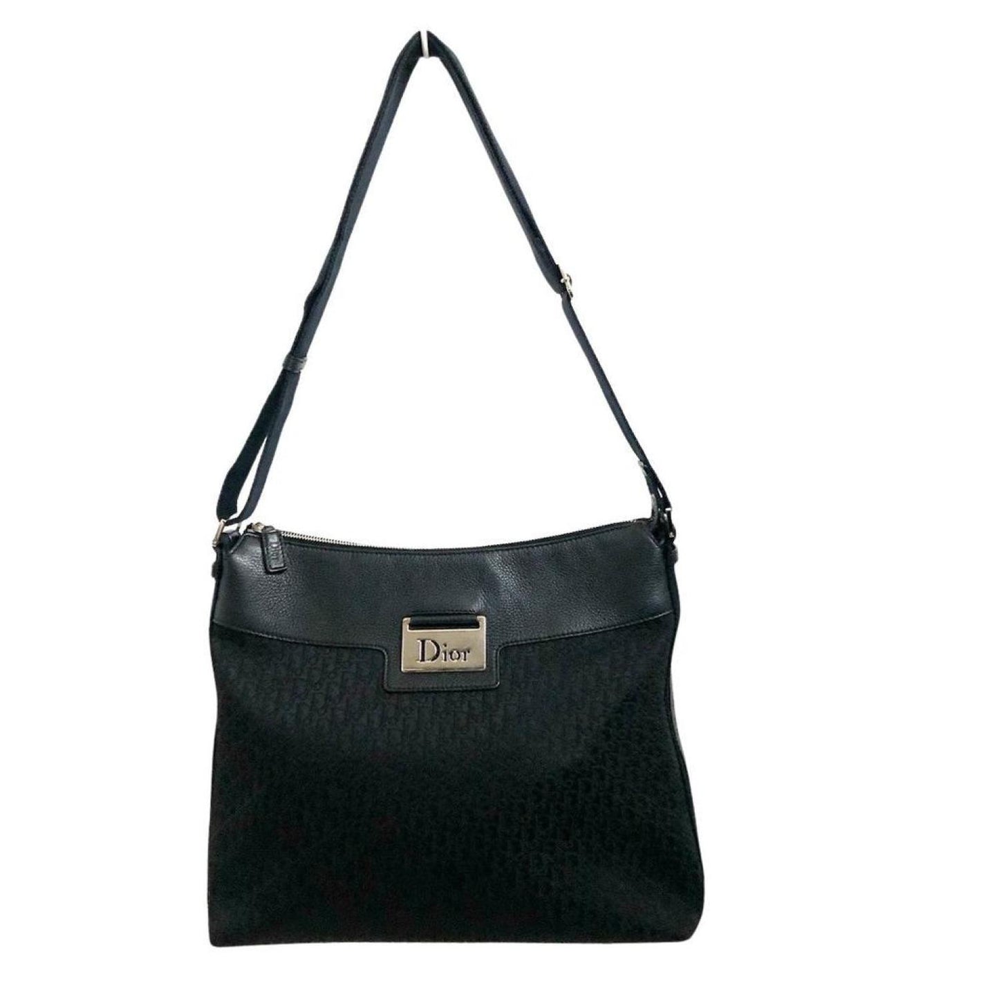 Dior Street Chic Canvas Shoulder Bag (Pre-Owned)