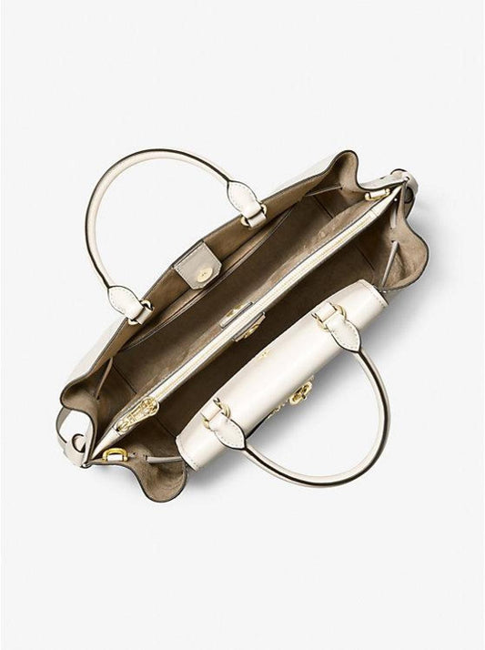 Hamilton Legacy Large Leather Belted Satchel