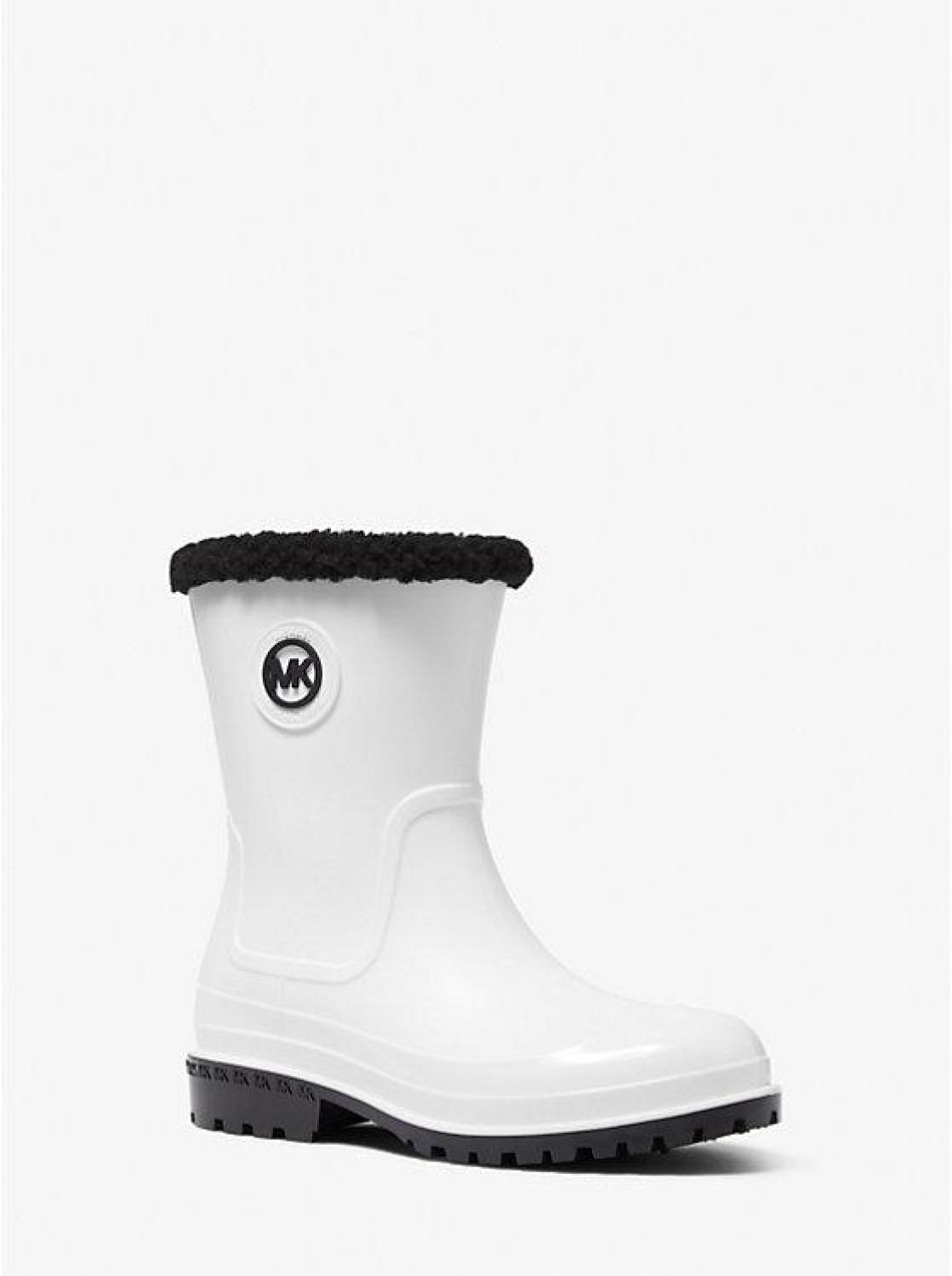 Montaigne Faux Shearling-Lined PVC Rain Boot