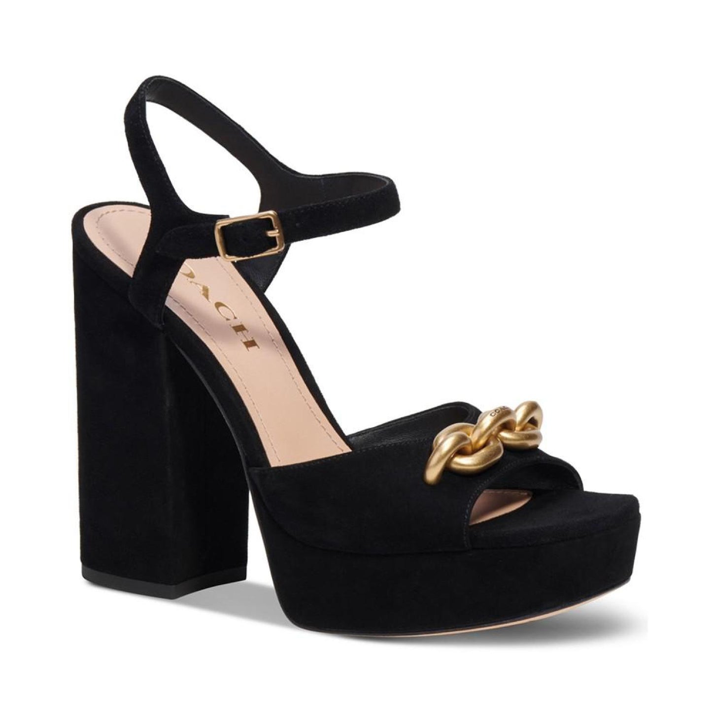 Women's Nicolette Chain-Trimmed Platform Sandals