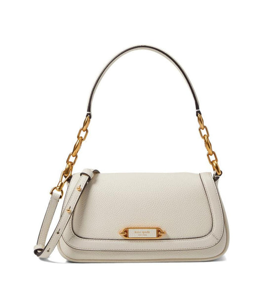 Gramercy Pebbled Leather Small Flap Shoulder Bag