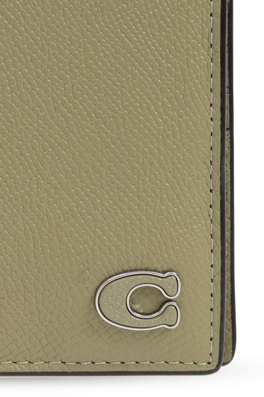 Coach Logo Plaque Bi-Fold Wallet