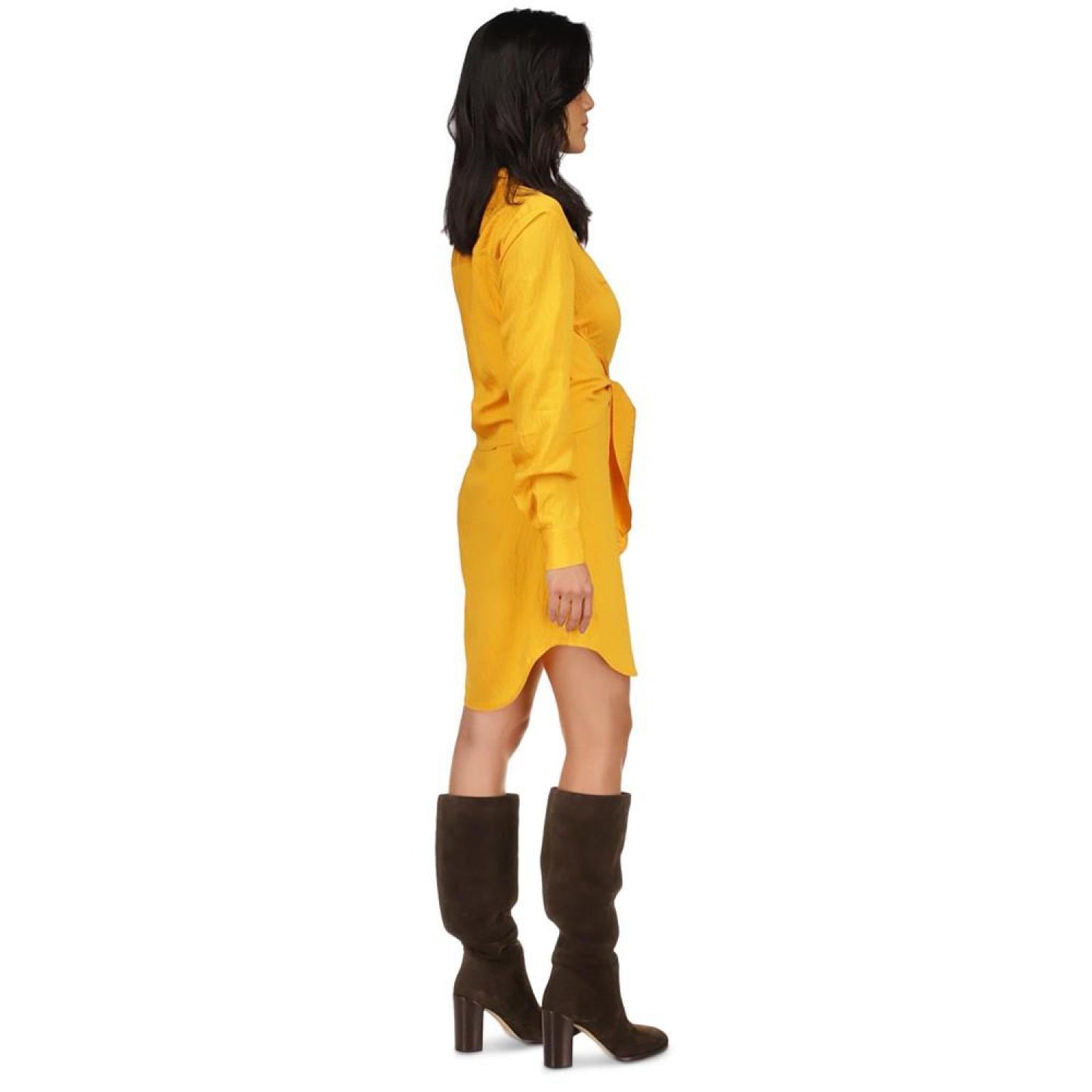 Petite Tie-Front Shirtdress