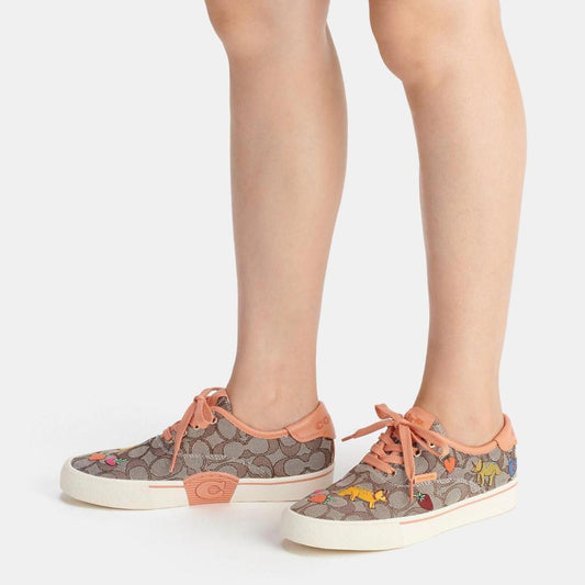 Coach Outlet Coach X Observed By Us Skate Lace Up Sneaker In Signature Jacquard